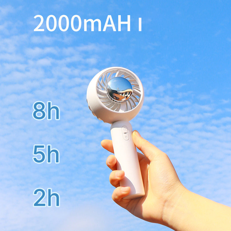 Ice Compression Handheld Fan Refrigeration USB Mini Fan Cross-border New Explosive Ice Hockey Fan